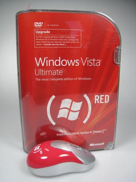 Digital Home Thoughts Win A Copy Of Windows Vista Ultimate Product Red