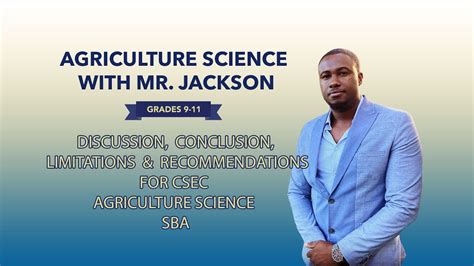 Agriculture Science Sba Discussion Youtube
