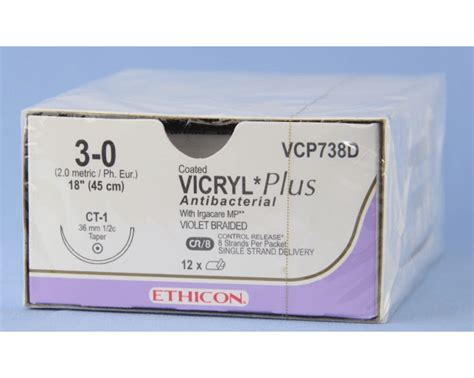 Vicryl Plus 30 Sh Ethicom Suturas Y Material De Cierre De Heridas