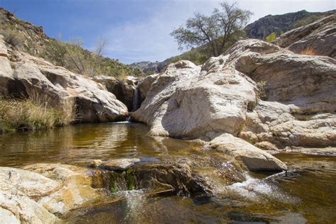 Catalina state park sits at the base of the majestic santa catalina mountains. Hiking Romero Pools via Romero Canyon in Catalina State ...
