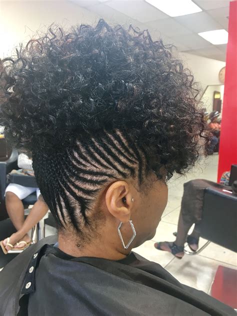 Pin on Natural Hair Updo's By Kinks Couture | Braided mohawk hairstyles
