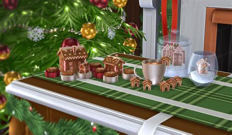 Soloriya Christmas Gingerbread Houses Sims 4