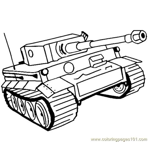 Select from 35970 printable crafts of cartoons, nature, animals, bible and many more. Panzer Tiger Tank Coloring Page - Free Miscellaneous ...