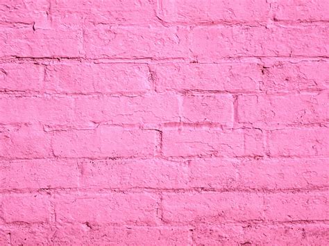 Pink Painted Brick Wall Free Stock Photo Public Domain Pictures