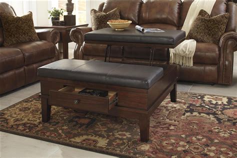 Only 2 available and it's in 7 people's carts. 9 Leather Storage Ottoman Coffee Table Gallery