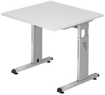 Falls ein modernes, elegantes produkt gefragt. Schreibtisch mit höhenverstellbarem C-Fuß Gestell in ...