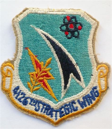 United States Air Force 4126th Strategic Wing Cloth Patch Usaf Badge