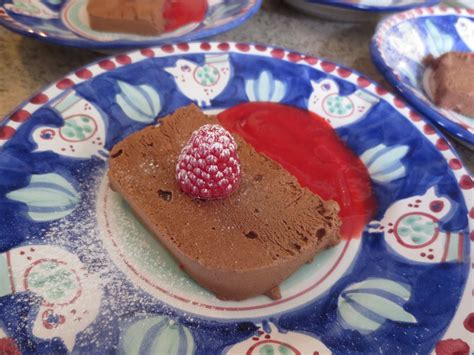 Chocolate Semifreddo With Raspberry Coulis Travel Gourmet