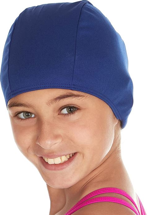 Beemo Kids Swim Cap Solid Polyester Swimming And Bathing Caps For Boys