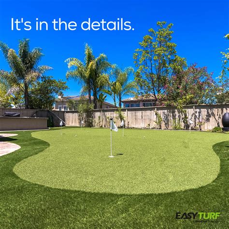 Its In The Details Every Easyturf Residential Putting Green Is