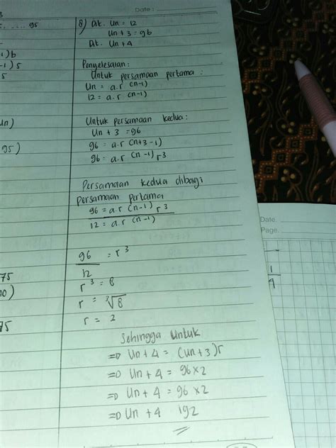 Contoh Soal Deret Aritmatika Beserta Penjelasan | contoh soal psikotes