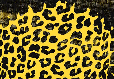 Leopard Print With Texture Vector Background - Download Free Vector Art