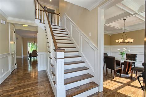 Image result for dining table under staircase | Traditional staircase