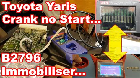Toyota Yaris Crank No Start Immobilizer Faults Fault Finding And