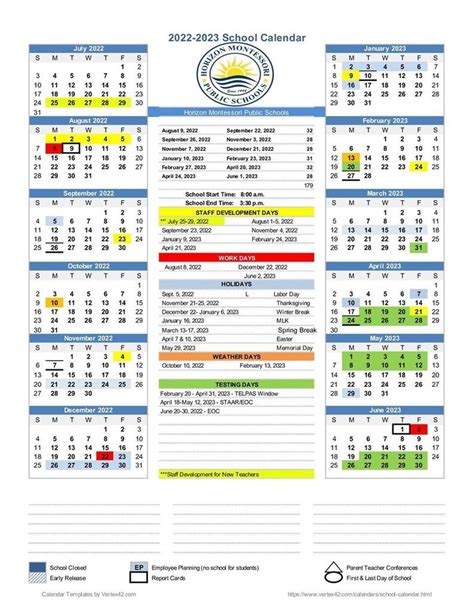 2022 2023 Hmps School Calendar Hm I Mcallen