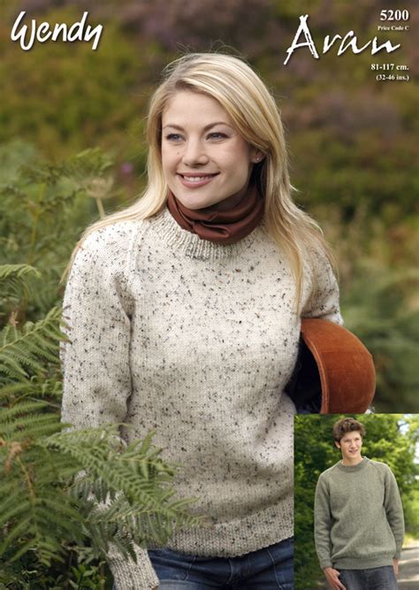The icelandic sweater is not an ancestral tradition. Round Neck Raglan Sweater in Wendy Aran with Wool ...