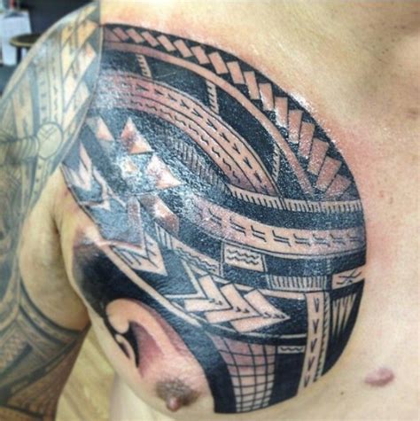 kava chest polynesian tattoo tattoos polynesian
