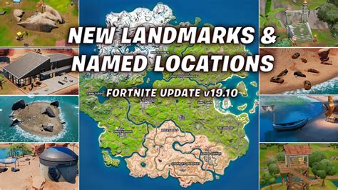 New Named Locations And Landmarks V All Map Changes Fortnite Chapter Season