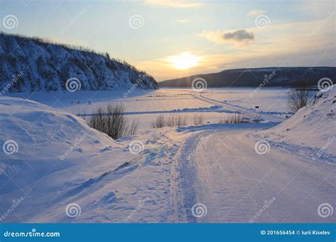 The Lower Tunguska Is A River In Eastern Siberia Stock Photo Image