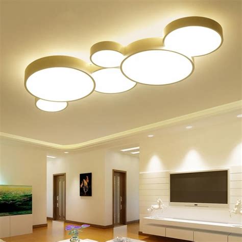 Lighting is one of the most important elements of interior design. Ceiling Circle Light Fixture (3 or 6 circles) | Ceiling ...