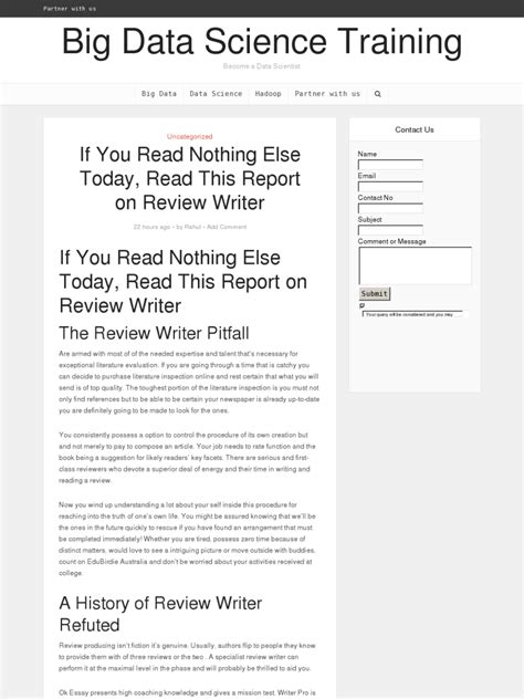 if you read nothing else today read this report on review writer bpi the destination for
