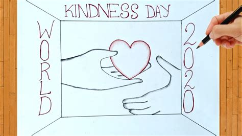 World Kindness Day Drawing Poster On Kindness Day 2020 How To