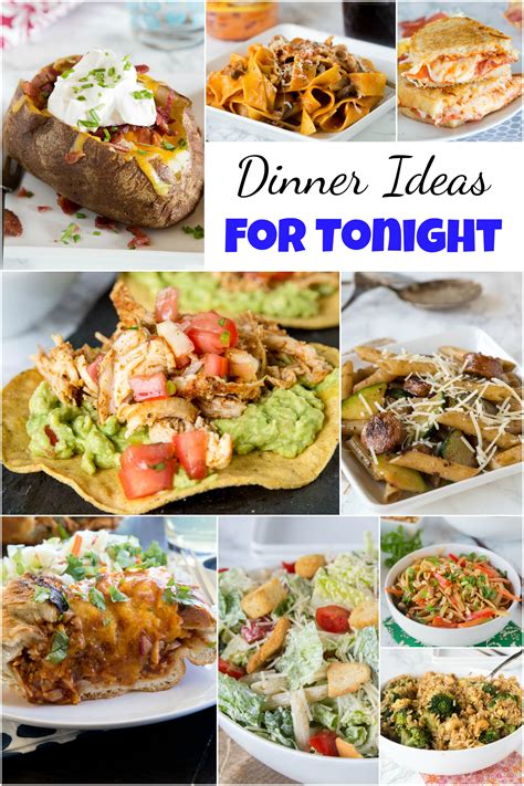 Dinner Ideas For Tonight Dinners Dishes And Desserts
