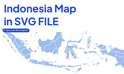 Peta Indonesia SVG Indonesia Map SVG Figma