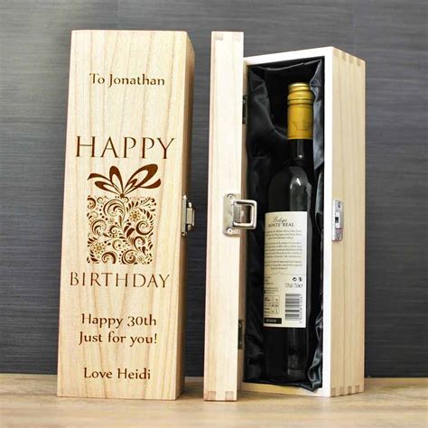 Check spelling or type a new query. Personalised Happy Birthday Wine Box