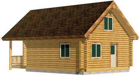 North Fork Log Cabin Kit Design And Loft Best Complete 20x24 Floorplan