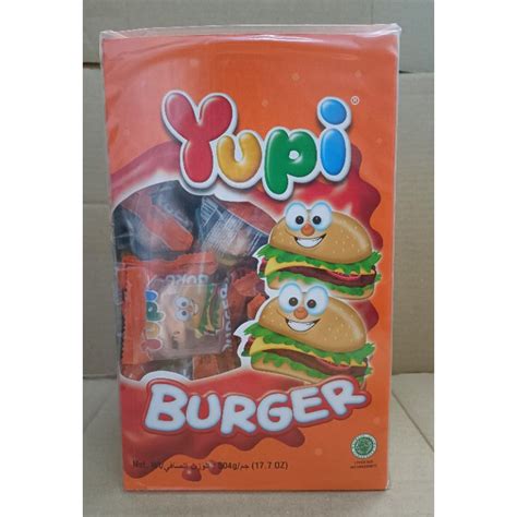 Yupi Burger Gummy 72pcs Shopee Malaysia
