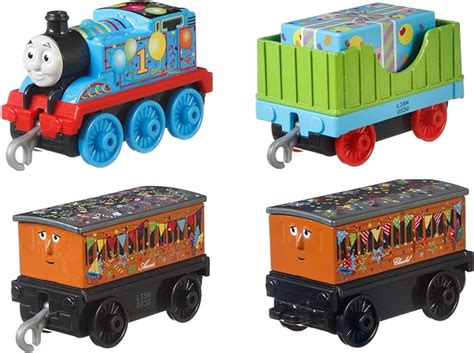 Thomas And Friends Track Master Push Along 4 Pack Celebration Time