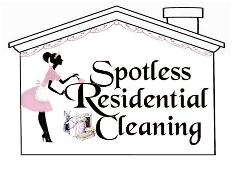 Elegant Professional House Cleaning Logo Design For Spotless