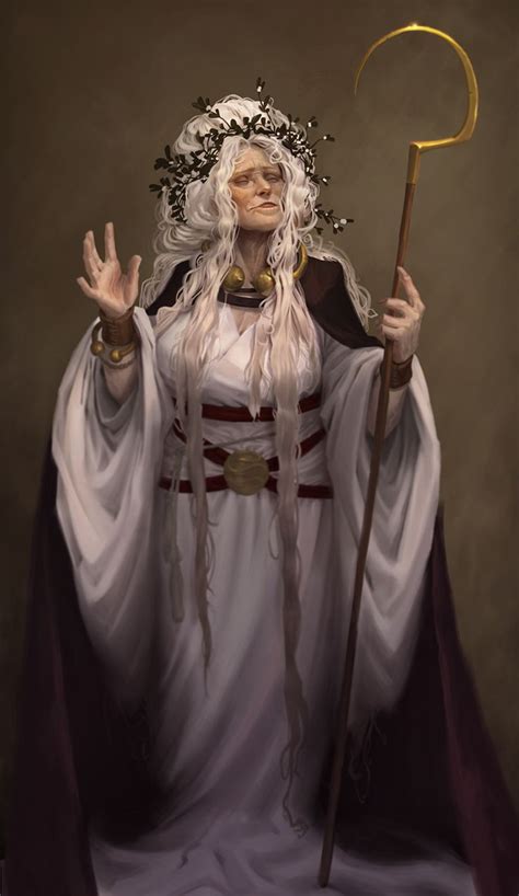 Artstation The Witch Queen Klaudia Bulantova Character Art