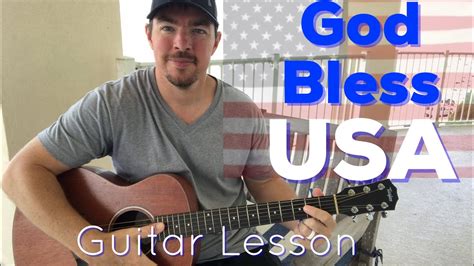 God Bless The Usa Lee Greenwood Beginner Guitar Lesson Youtube