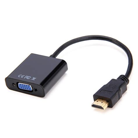 You might think that converting one format to the other is simple. HDMI Male to VGA Female Adapter Converter Cable for Video ...