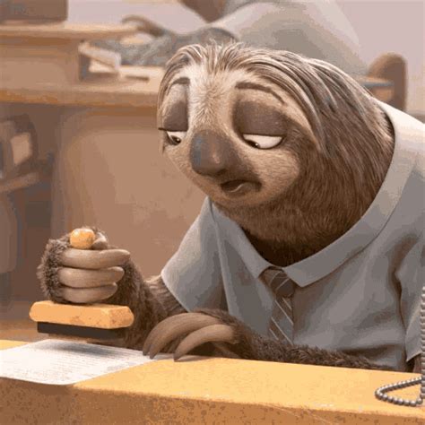 Sloth Slow Gif Sloth Slow Stamp Descobrir E Compartilhar Gifs