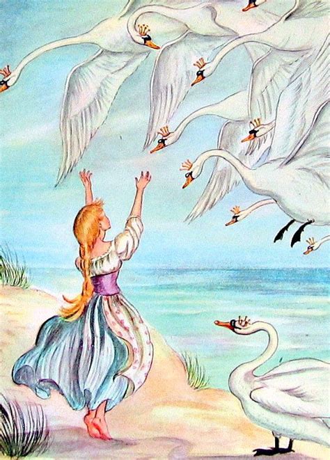 The Wild Swans By Tasha Tudor Ilustraciones Para Cuentos De Hadas