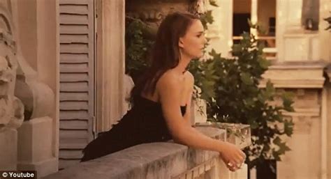 Natalie Portman Takes The Plunge In Sexy Black Dress And Strips Off To