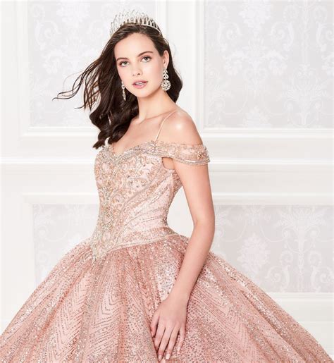 Sparkle From Every Angle In This Long Cold Shoulder Glitter Dress With A Line Skirt By Princesa