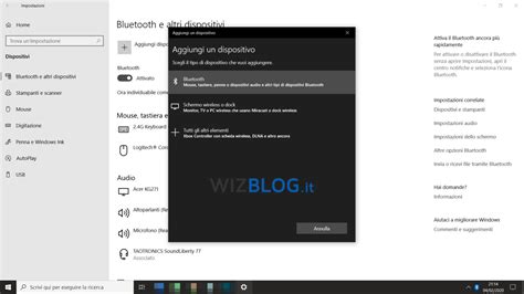 Come Attivare Il Bluetooth Su Windows 10 Auricolari Bluetooth