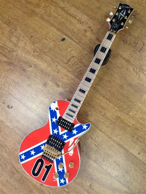 Gmw Rebel 2010 Confederate Flag Guitar For Sale Mor Music