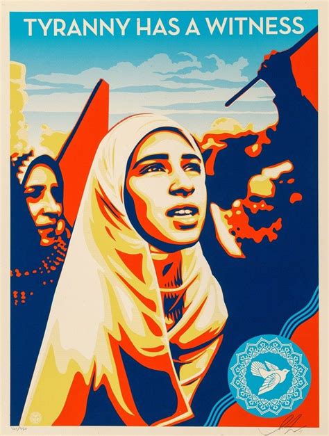 Check Out Shepard Fairey Tyranny Has A Witness 2011 From Heritage