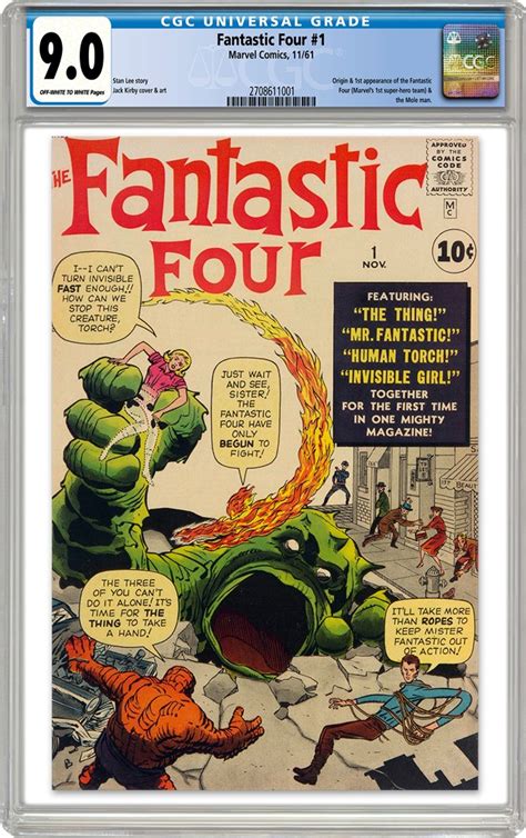 Fantastic Four 1 Leads A Sensational Group Of Cgc Graded Comics In