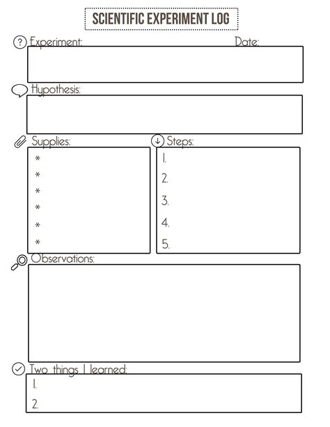 Science Project Template