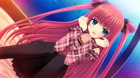 Blue Eyes Game Cg Long Hair Nishimata Aoi Pantyhose Red Hair Sekai