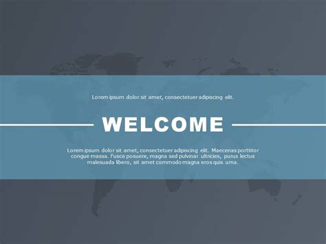 Welcome Slide 03 Powerpoint Template