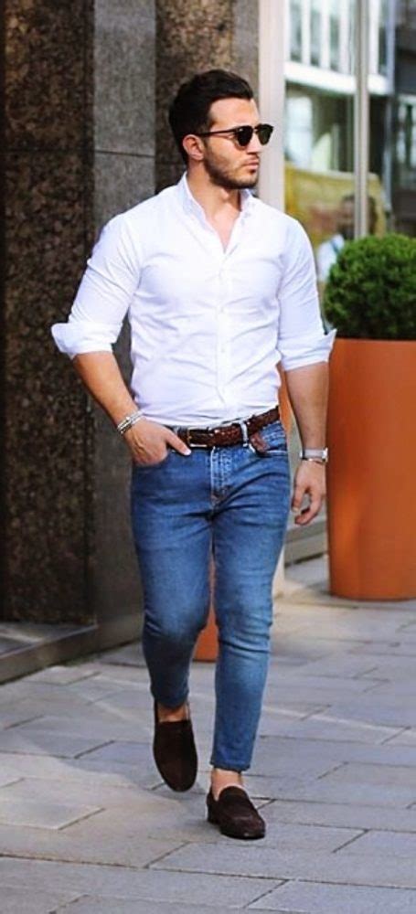 40 Best Tucked In Shirt Outfits For Men Macho Vibes