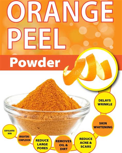 Orange Peel Powder Massive Benefits For Skin Etc Etsy