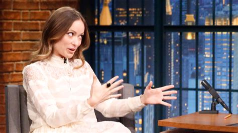 Watch Late Night With Seth Meyers Interview Olivia Wilde On Getting Naked For Vinyl Nbc Com